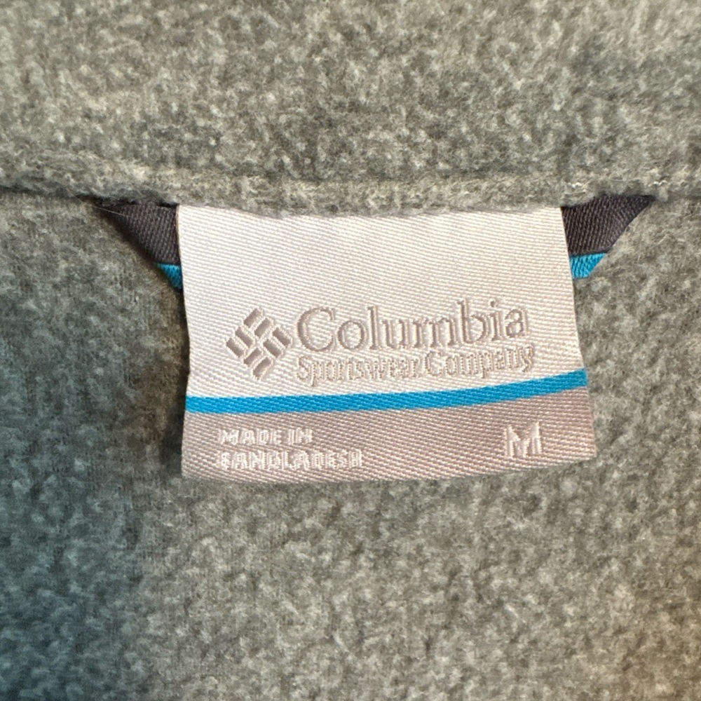 Columbia Gray Full Zip Women’s Fleece Jacket - Picture 6 of 8